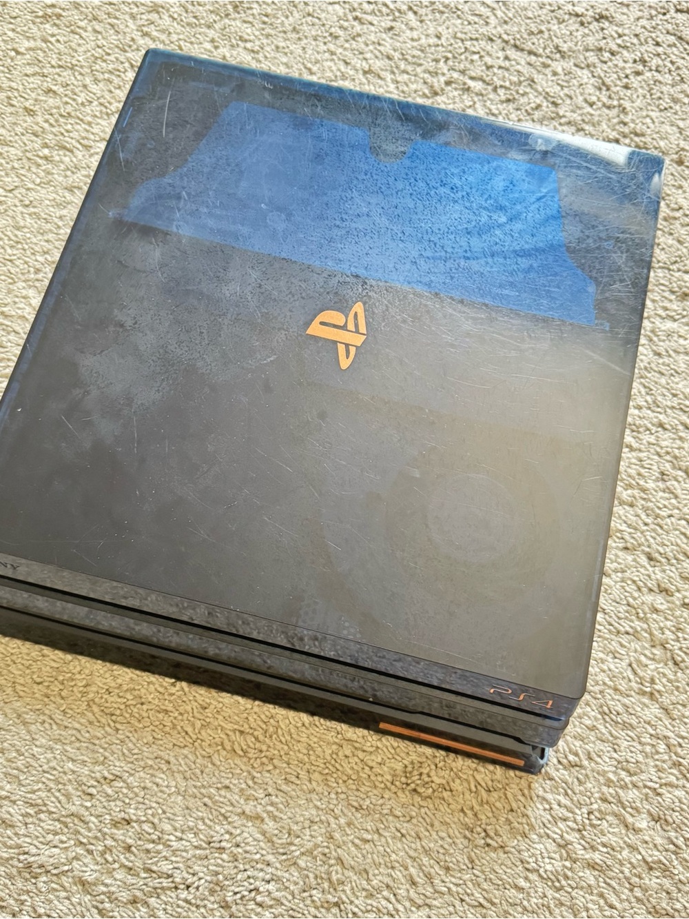 Sony PlayStation 4 Pro 2TB 4K Blue Limited Edition 49633/50000 Power Cord